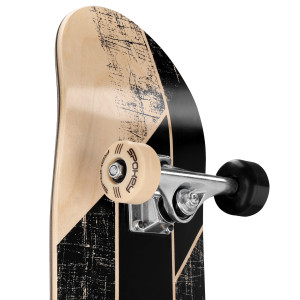 SKALLE PRO Skateboard 78,7 x 20 cm, ABEC7, černo-žlutý