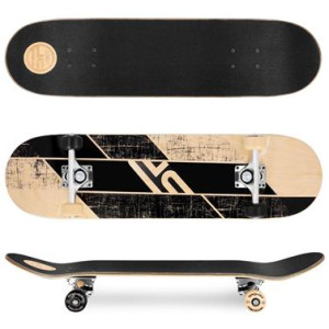 SKALLE PRO Skateboard 78,7 x 20 cm, ABEC7, černo-žlutý