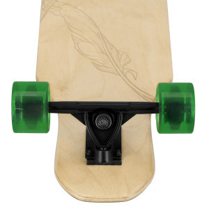 LONGBAY PRO Longboard 104 x 24 cm, ABEC7, zeleno-černý