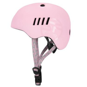 PUMPTRACK Juniorská cyklistická BMX přilba IN-MOLD, 54-58 cm, růžová