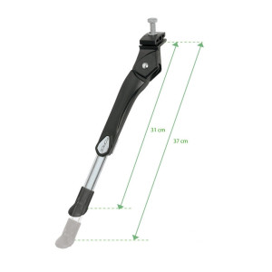 FORCE stojan E-BIKE 26-28" Al pod rám + protikus, čierny