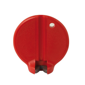 FORCE centrovací kľúč, plastový, červený, na niple 3,25 mm