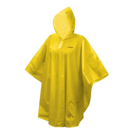 FORCE poncho detské nepremokavé, žlté XS - M