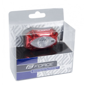 FORCE blikačka zadná RED, 1 CREE LED 60lm, USB