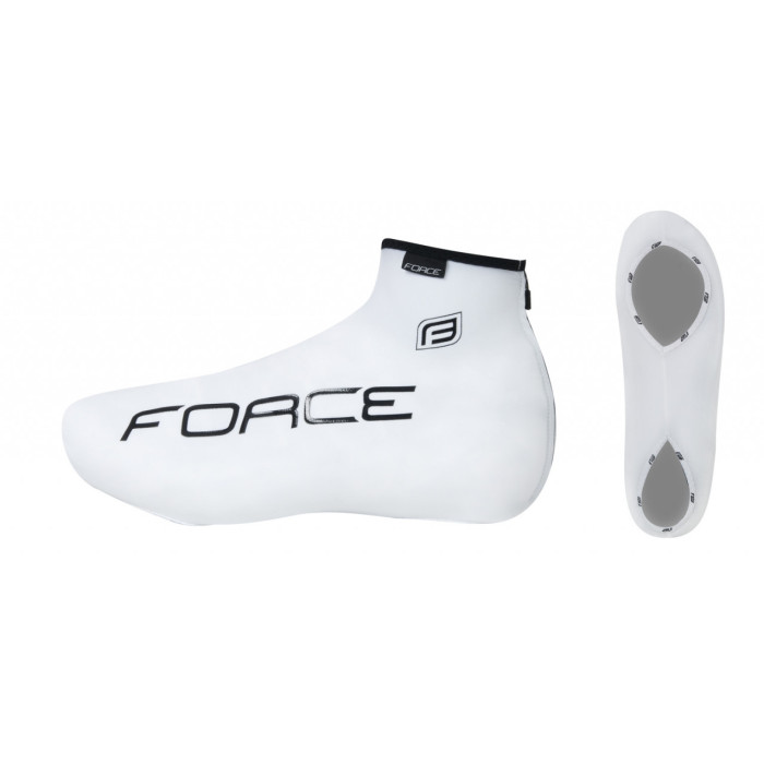 FORCE návleky tretier LYCRA, biele