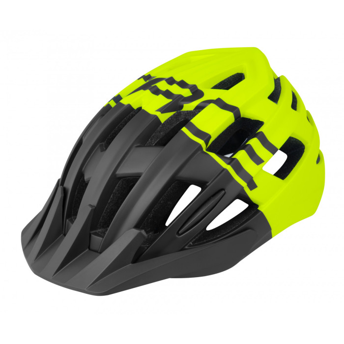 FORCE prilba CORELLA MTB, čierno-fluo