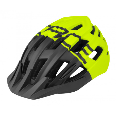 FORCE prilba CORELLA MTB, čierno-fluo