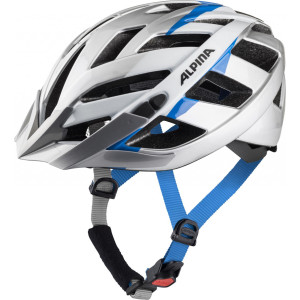 ALPINA Cyklistická prilba PANOMA 2.0 strieborno-bielo cyan