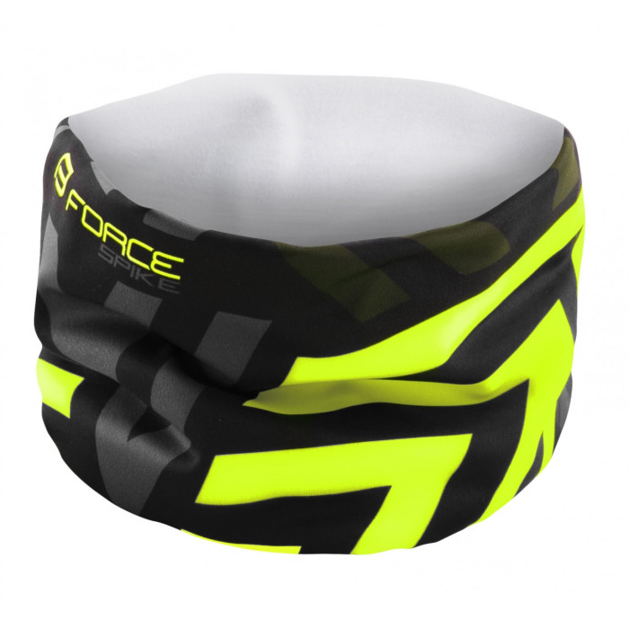 FORCE šatka SPIKE jar/jeseň, čierno-fluo UNI