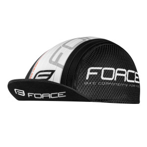 FORCE čiapka so šiltom TEAM letná, čierno-biela L-XL