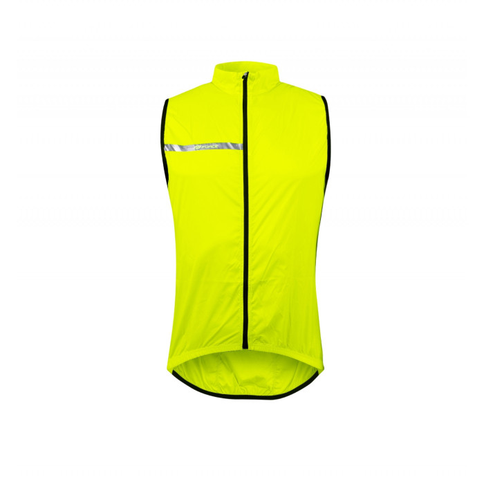 FORCE vesta WINDPRO KID neprefúkavá, fluo