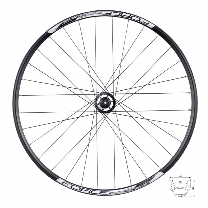 FORCE koleso zadné BASIC DISC 584x19 F804333-6d 32d