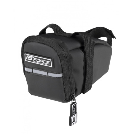 FORCE brašňa pod sedlo DOCK suchý zips, čierna