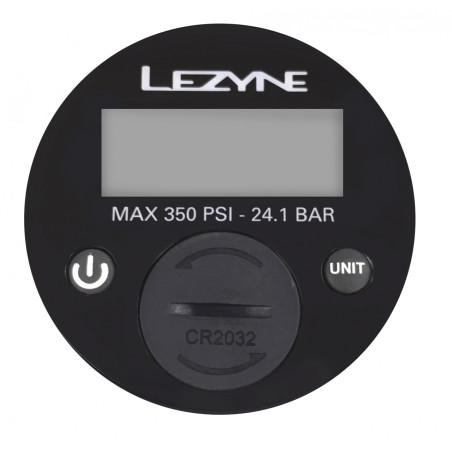 LEZYNE Náhradný digitálny tlakomer pre stojace pumpy 350 PSI, 3,5"