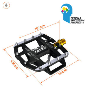 Tatze pedále TWO-FACE Titan platformové
