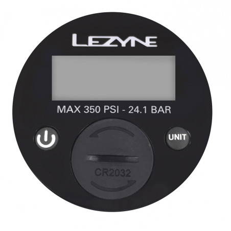 LEZYNE Náhradný digitálny tlakomer pre stojace pumpy 350 PSI, 2,5"