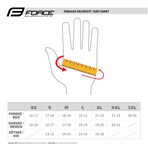 FORCE rukavice zimné HOT RAK PRO 3+1, čierne