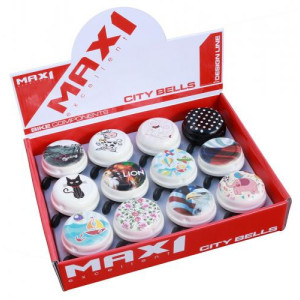 MAX1 Zvonček CITY - balenie 12 ks mix farieb
