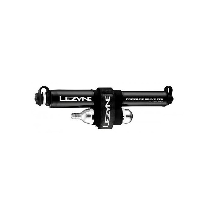 LEZYNE Kombinovaná minipumpa Pressure Drive CFH, 2-v-1 minipumpa + CO2 bombicka