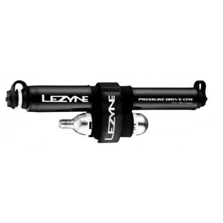 LEZYNE Kombinovaná minipumpa Pressure Drive CFH, 2-v-1 minipumpa + CO2 bombicka