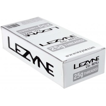 LEZYNE Bombičky CO2 box-30 ks, 25g, závit krabica 30ks