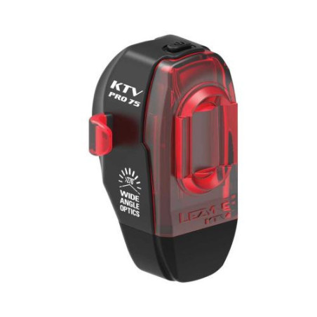 LEZYNE Zadné svetlo KTV DRIVE PRO čierne, 75 Lumenov, USB