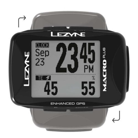 LEZYNE Cyklocomputer Macro PLUS GPS