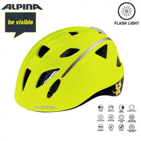 ALPINA Cyklistická prilba Ximo Flash Be Visible reflexná