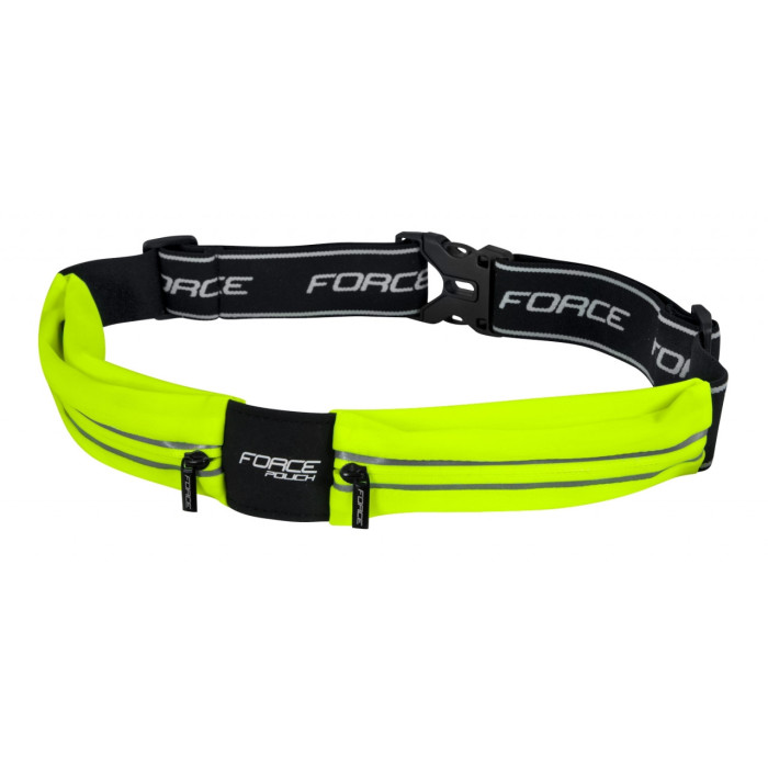 FORCE opasok bežecký POUCH, fluo