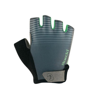 Roeckl Rukavice cyklistické Bernex castlerock/aqua green