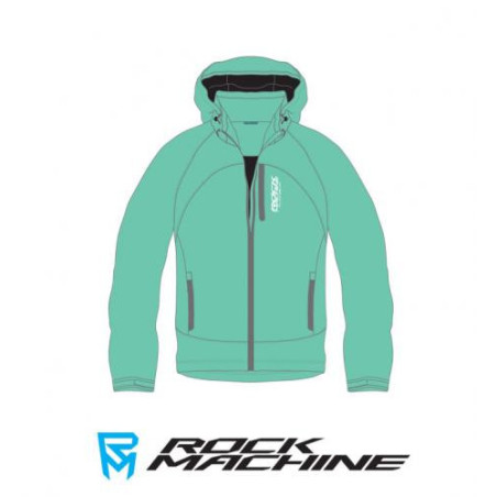 Rock Machine Bunda dámska softshell veľ.: M, mentol green