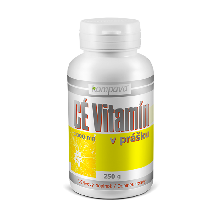 CÉ Vitamín v prášku 250 g/1000mg