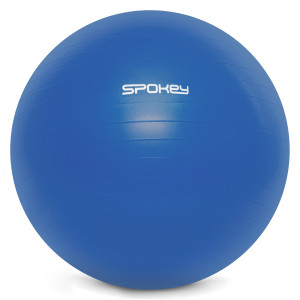 FITBALL Fitness lopta šedá 65 cm vrátane pumpičky