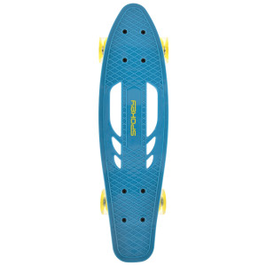 FISH Pennyboard se svíticími LED kolečky, modrý