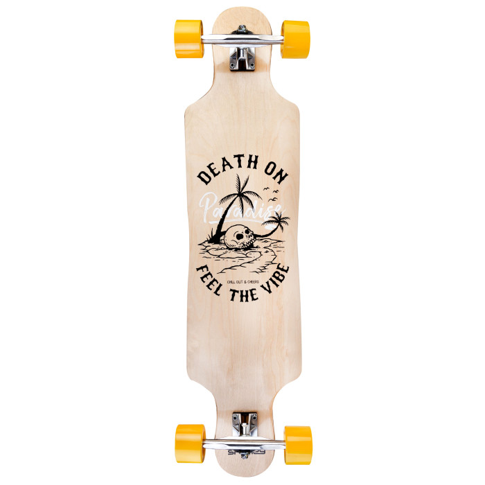 LONGBAY Longboard 94 x 23,5 cm, ABEC7