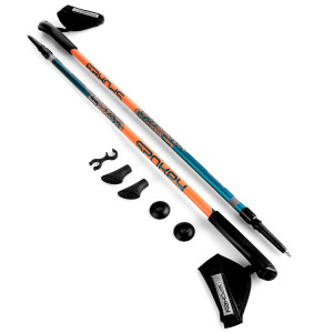 MEADOW Hole Nordic Walking 2-dielne, systém Antishock, modro-lososove